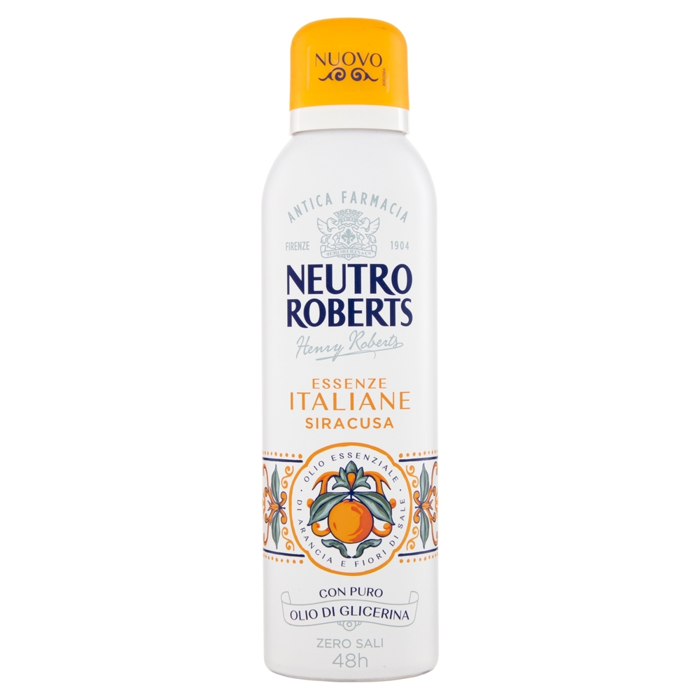 Neutro Roberts Essenze Italiane Siracusa Olio Essenziale di Arancia e Fiori di Sale 200 ml